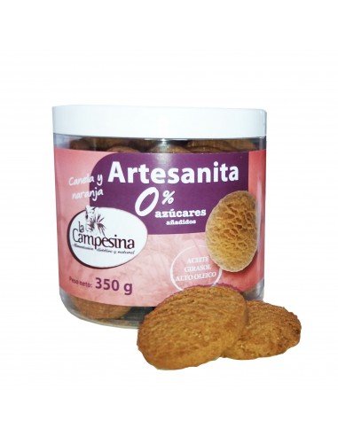 Galletas Artesanita Canela Y Naranja 350 Gramos S/A La Campesina