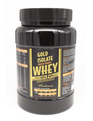 Gold Isolate Whey Tiramisu De 1Kg de Nankervis