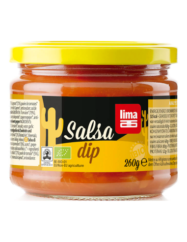 SALSA DIP CHILI TORTILLA CHIPS LIMA 260G