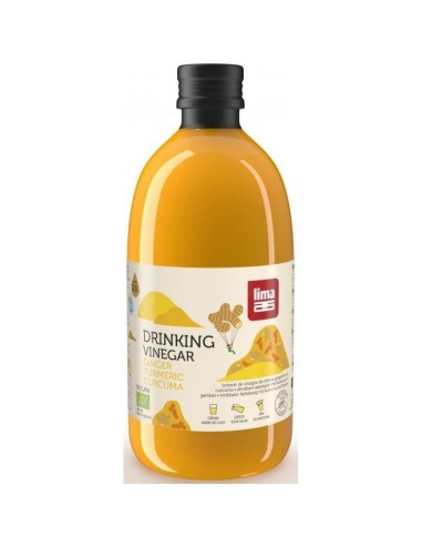 Bebida de Vinagre Curcuma y Jengibre 500 ml de Lima