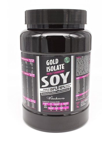 Gold Isolate Soy Fresa De 1Kg de Nankervis