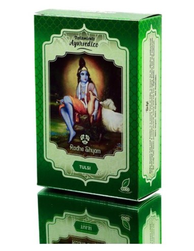 Tratamiento Capilar Tulsi Powder de Radhe Shyam