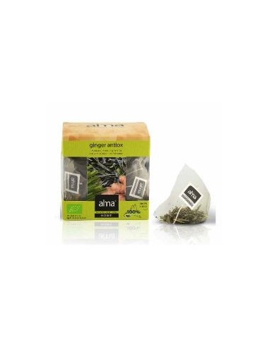 Te Verde Ginger Antiox Infusion 15Piramides.Eco Alma Home