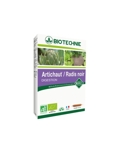 Rábano Negro Alcachofa Bio 20 Amp de Biotechnie