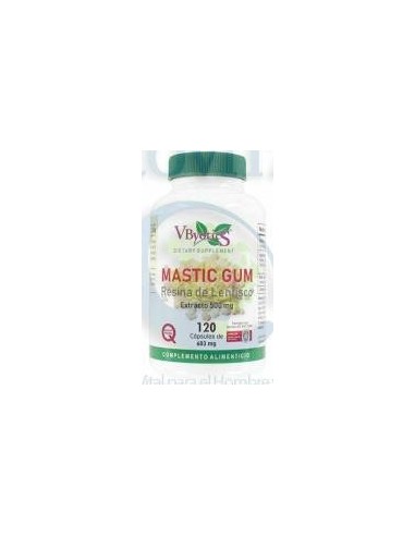 MASTIC GUM (Extracto de resina de Lentisco) 120 Cápsulas Vbyotics