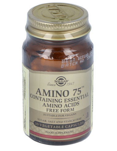 Amino 75  30 cápsulas vegetales Solgar