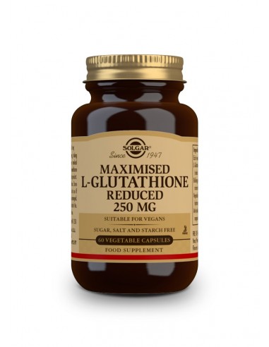 L-glutatión Maximizado 250 mg  60 cápsulas vegetales Solgar