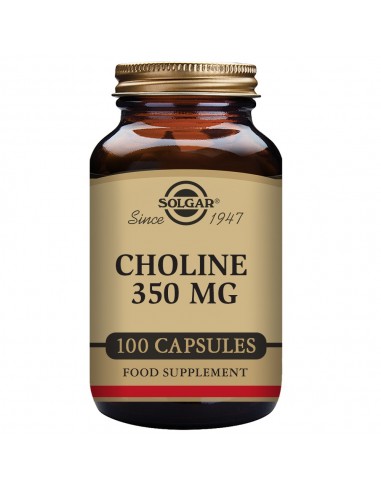 Colina 350 mg  100 cápsulas vegetales  Solgar