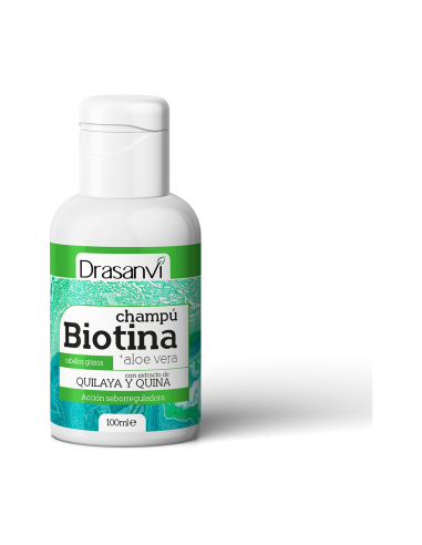 Champu Biotina Y Aloe Vera Cabello Graso 100Ml Bote Drasanvi