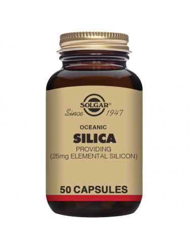 Sílice Oceánico 25 mg  50 cápsulas vegetales Solgar