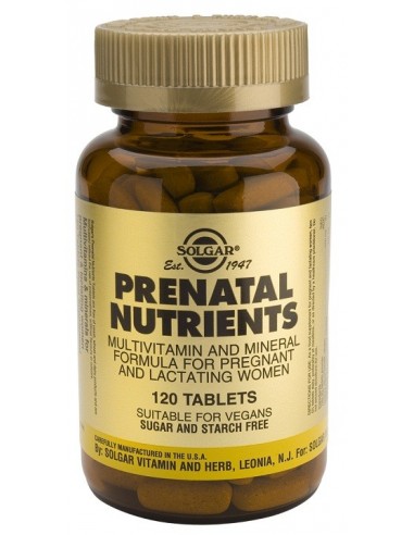 Nutrientes Prenatales  120 comprimidos Solgar