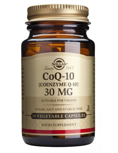 CoQ10 30 mg  90 cápsulas vegetales Solgar