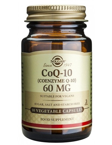 CoQ10 60 mg en aceite  30 cápsulas blandas Solgar