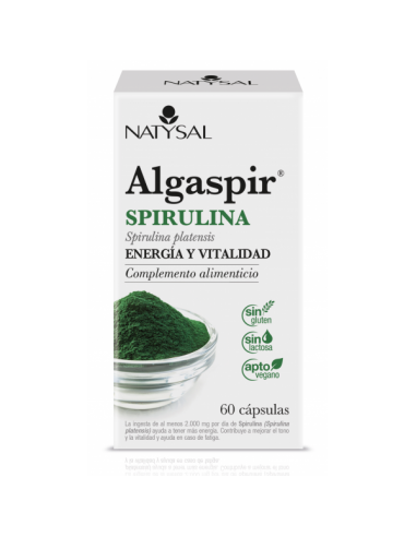 Algaspir Espirulina 60Cap. Sg Vegan de Natysal