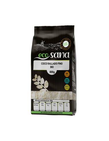 Coco Rallado Fino Bio 150G Ecosana