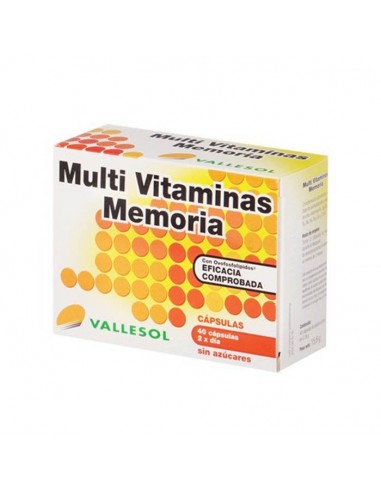 Multivitaminas Memoria 40 Cap de Vallesol-Diafarm