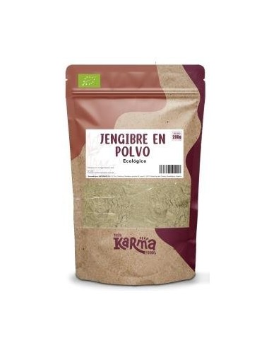 Jengibre En Polvo 200 gramos Eco Sg Vegan de Karma