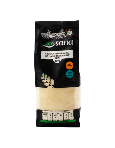 Azucar Semi-Blanco Caña Extralight Bio 1Kg Ecosana