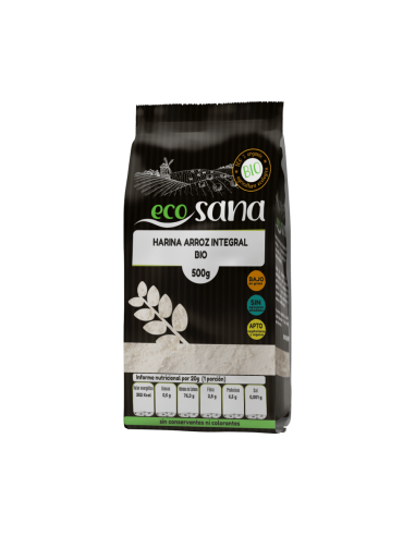 Harina Arroz Integral Bio 500G Ecosana