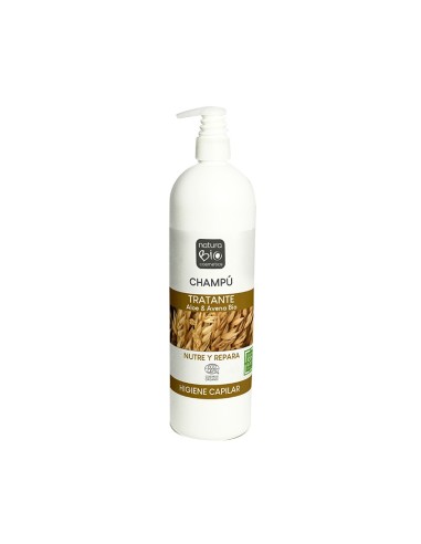 Champu Tratante Aloe-Avena 740 Mililitros Naturabio Cosmetics