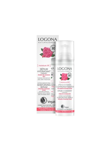 Serum Hidratante Alisador Rosa Damascena 30Ml de Logona