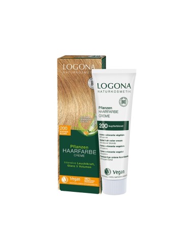 Colorante Vegetal En Crema 200 Aurora 150 Mililitros Logona