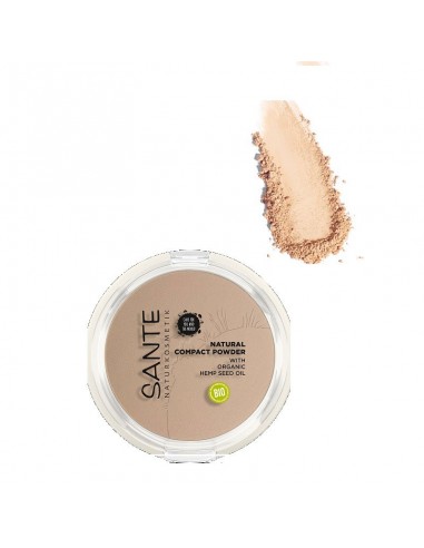 Maquillaje Compacto 02 Neutral Beige 9 Gramos Sante Naturkosmetik