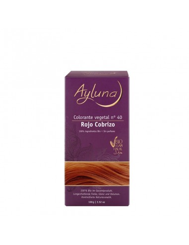 Colorante Vegetal 40 Rojo Cobrizo 100 G de Ayluna