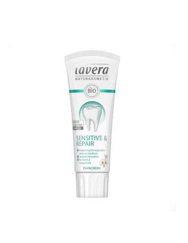 Dentifrico Sensitive & Repara 75 Mililitros Lavera