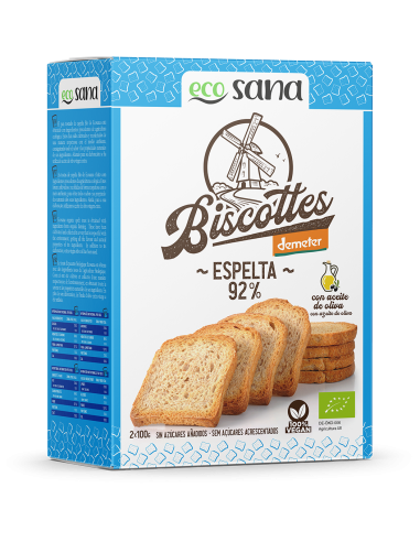 Biscote Espelta Bio 200G Ecosana