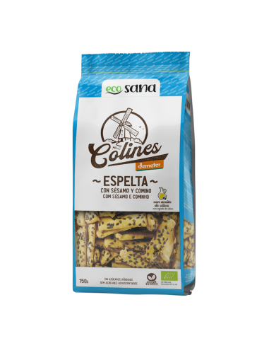 Colines Espelta Sesamo Bio 150G Ecosana