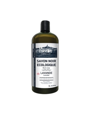 Jabon Liquido Negro Lavanda 1L de La Corvette