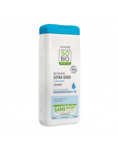 Gel De Ducha Extra Suave Hidrant. Aloe 650 Mililitros Bio So´Bio Etic