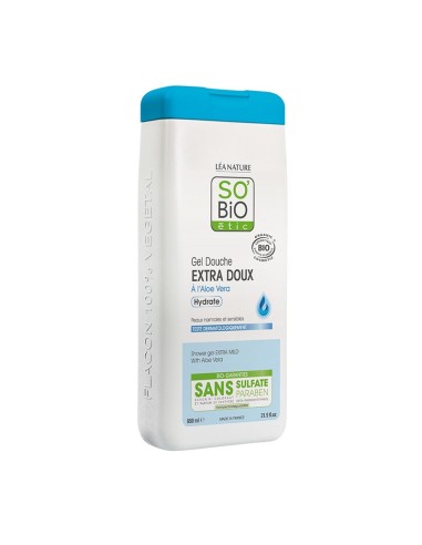 Gel De Ducha Extra Suave Hidrant. Aloe 650 Mililitros Bio So´Bio Etic