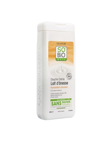 Gel De Ducha Hidrat. Suave Leche Burra 650 Mililitros Bio So´Bio Etic