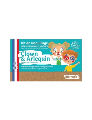 Kit Maquillaje Payaso & Arlequin 3 X 2,5Gr de Namaki