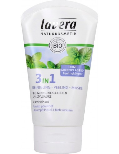 Limpiador 3 En1 Peeling + Mascarilla 125 Mililitros Lavera