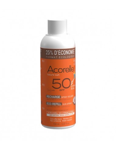 Recarga Spray Solar Niños Spf50 150 Mililitros Acorelle