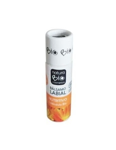 Balsamo Labial Nutritivo Calendula-Vainilla 9,5 Gramos Naturabio Cosmetics