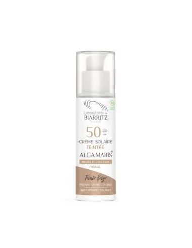 Crema Facial Color Beige Spf50 50 Mililitros Alga Maris - Lab. Biarritz