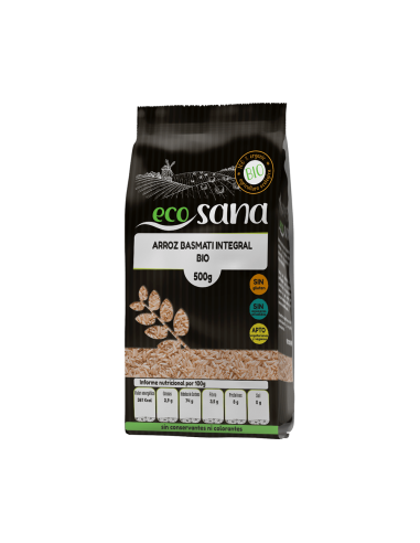 Arroz Basmati Integral Bio 500G Ecosana