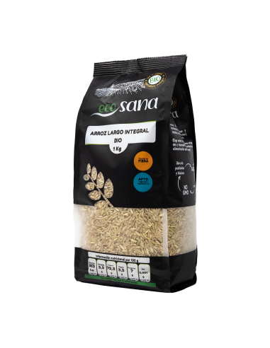 Arroz Largo Integral Bio 1Kg Ecosana