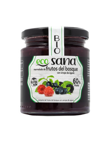 Mermelada Extra Frutos Bosque S/Azucar Con Agabe Sirope Bio