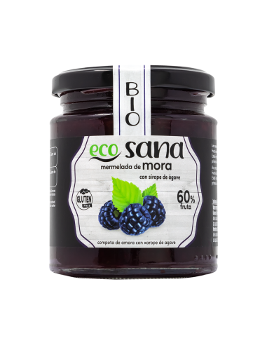 Mermelada Extra Mora S/Azucar Con Agabe Sirope Bio 260G Ecos