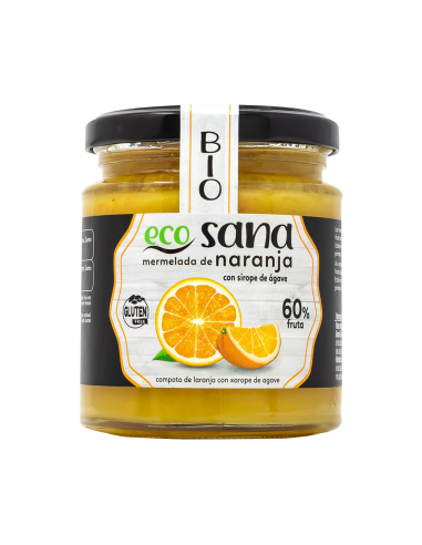 Mermelada Extra Naranja S/Azucar Con Agabe Sirope Bio 260G E