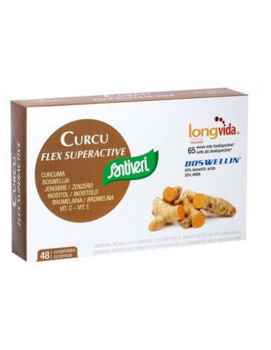 Curcu Flex Superactive 48 Comprimidos Santiveri