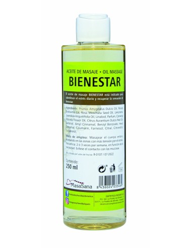 Aceite Bienestar Masasana 250 Ml de Herdibel