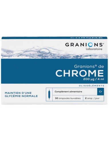 Granions De Cromo 30 Ampollas 2 Ml de Granions