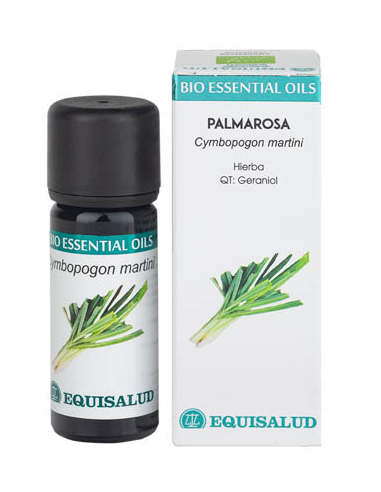 Bio Essential Oil Palmarosa - Qt:Geraniol 10 Ml de Equisalud