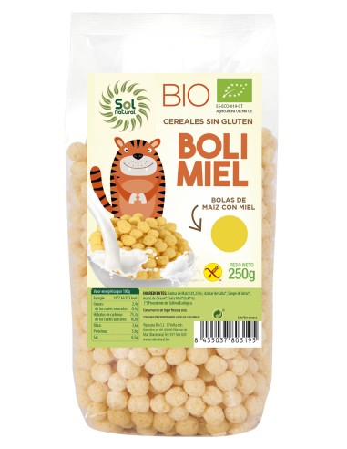 Boli Miel De Maiz Sin Gluten Bio 250 G de Solnatural